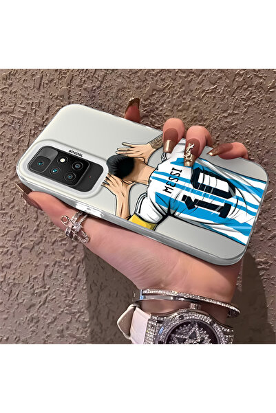 Hontinga حافظة هاتف Xiaomi Redmi 10 متوافقة مع الحافة السيليكونية الصلبة ذات ...