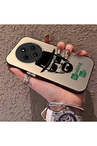 Hontinga حافظة هاتف Xiaomi Redmi A4 متوافقة مع الحافة السيليكونية الصلبة ذات ...