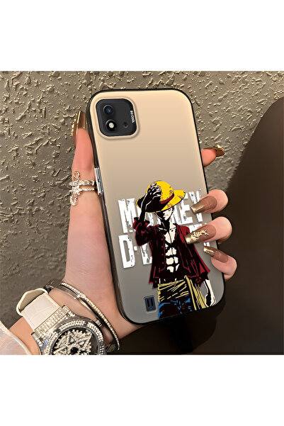 Hontinga Realme C20/C20A Compatible Trend Men's Patterned Silicone Edge Hard ...