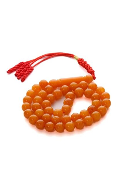 Shaka Khatam مسبحة فاخرة من غبار الكهرمان، 45 حبة - شكا خاتم