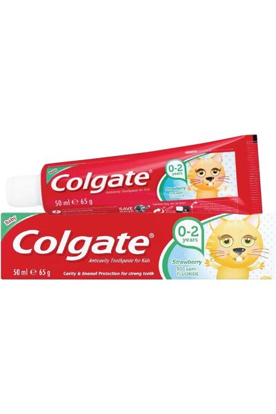 Colgate Kids Toothpaste Gel 0-2 Years Strawberry - 50g
