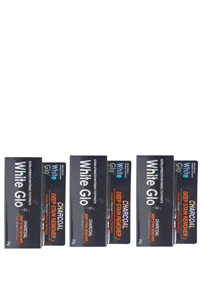 White Glo Aktif Karbon Kömürlü Beyazlatıcı Diş Macunu 24 G X 3