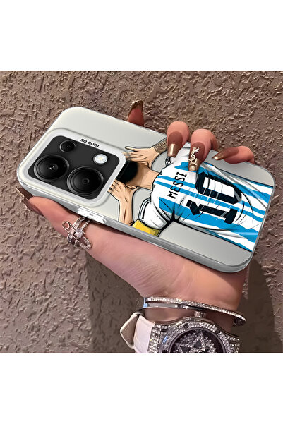 Hontinga حافظة هاتف Xiaomi Redmi Note 14S متوافقة مع الحافة السيليكونية الصلب...