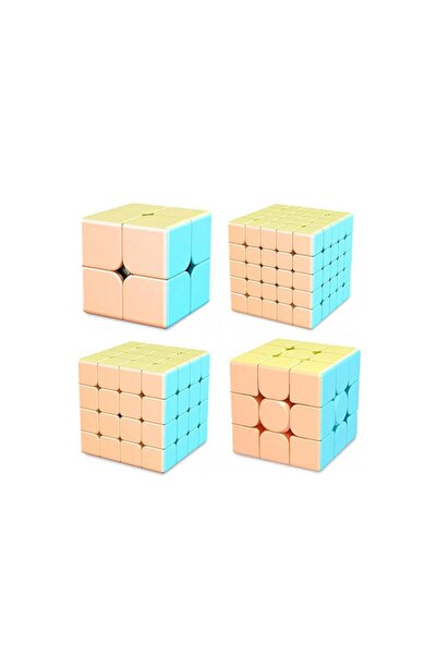 FABBA TOYS مجموعة مكعبات السرعة موي ماكارونز MF9306 2×2 3×3 4×4 5×5