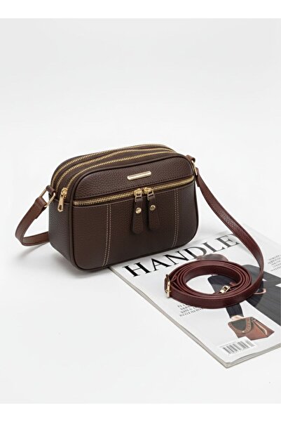 Handley حقيبة كتف نسائية بأربعة أقسام