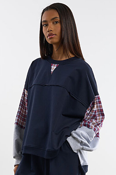 HANIQA cu secțiuni Detaliat Swea tricou |   ü25273