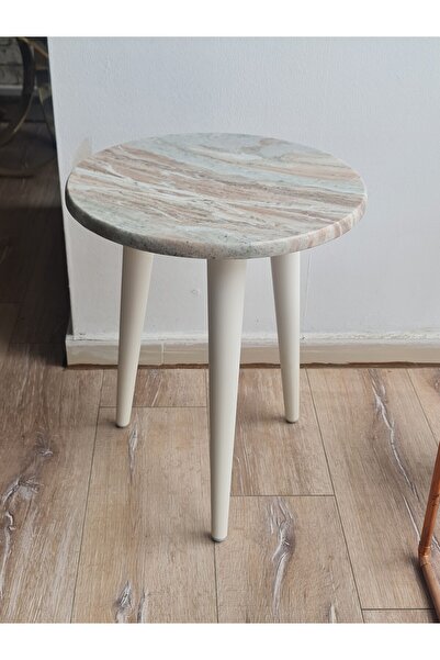 MARBLEART Mermer Yan Sehpa