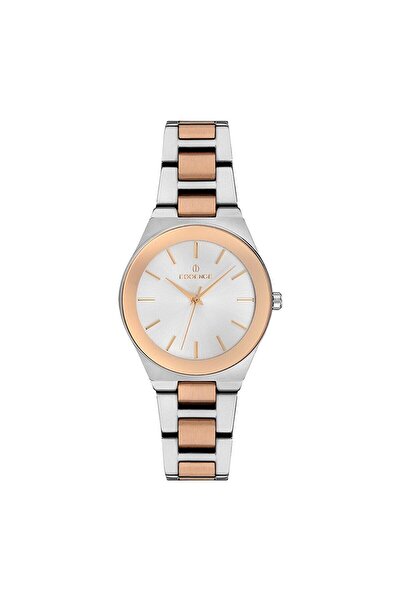 Essence Es6690Fe.530 Women's Wristwatch |   33 mm Silver & Rose Gold Stainles...