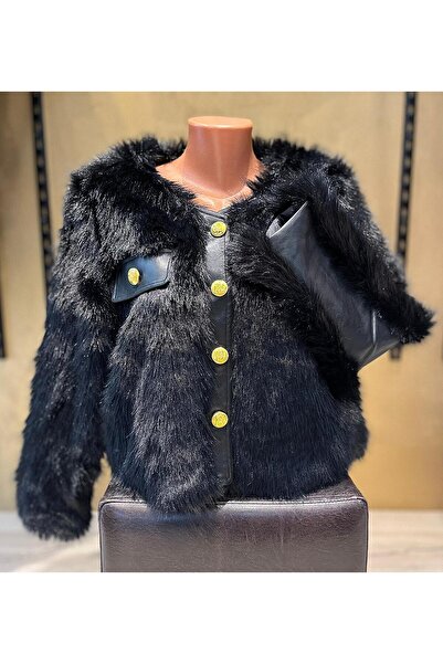 Gabriana Fashion Buttoned fur coat