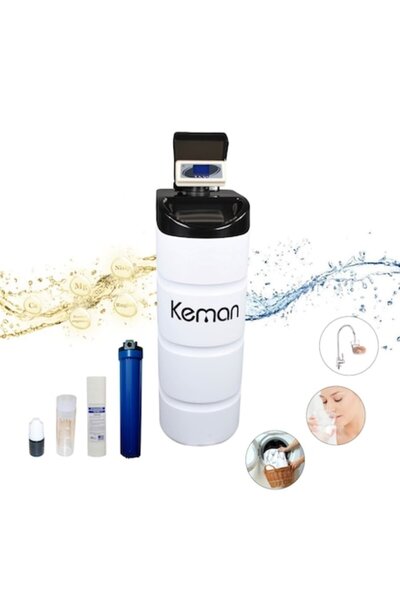 KEMAN TKS 30L Water Softener, 5–10 people, volumetric regeneration, smart ind...