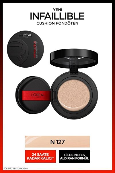 L'Oreal Paris Infaillible Freshwear Cushion Fondöten - N 127
