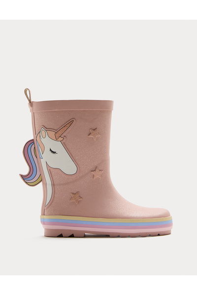 Marks & Spencer Unicorn Desenli Yağmur Çizmesi