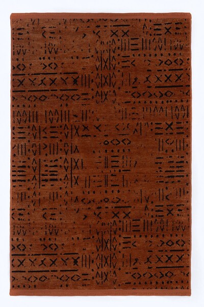 Etna 8010 Kiremit Etna Kilim Tarzı Salon Yatak Odası Halısı Şık Desen