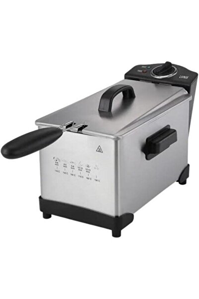 LYNX 3L Deep Fryer 1400W Stainless Steel Timer Basket Constant Temp LY-DF-7103