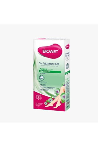 biowet Set benzi depilatoare azulene 41 bucati