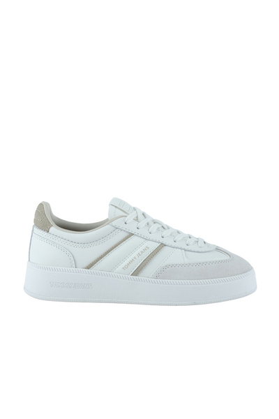 Tommy Hilfiger The Greenwich Edge Women's Cream Sneakers (En0En02900-0Ga)