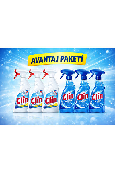 Clin MARKA:CLİN LİMON VE PIRLANTA TEMİZLİĞİ 6 ADET