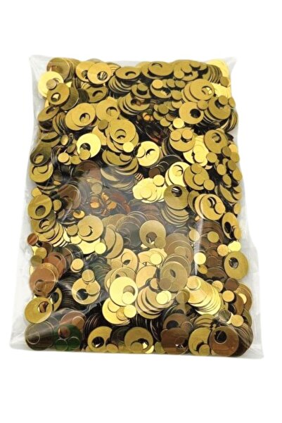 angel çanta aksesuar Gold Color 1 cm Sequins 40 Gr