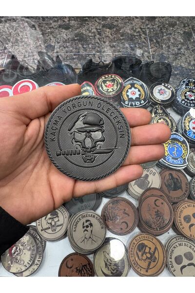 Ö ÖZMERT ASKERİ MALZEME Kaçma Yorgun Öleceksin Adlı Patch Pvc