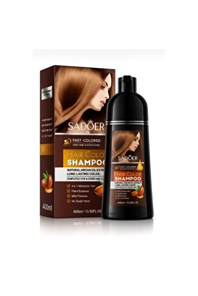 SADOER Brown Toning Shampoo with Argan Oil 400 ml