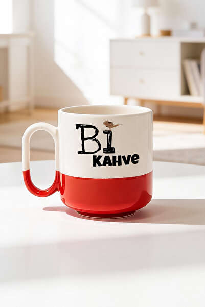 BB TRADE Bi Coffee Designed Ceramic Printed Pro Mug Cup 330ml