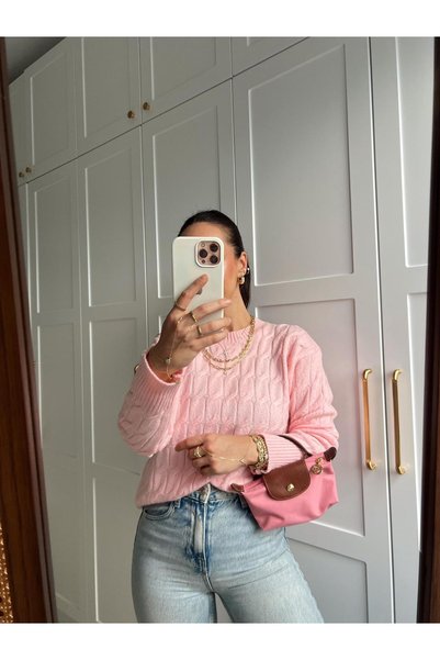 ByEsila Brand Model Knitted Sweater