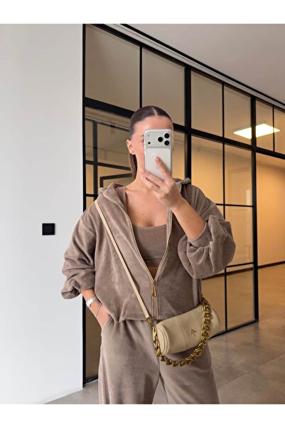 BB Bensu Buyruk SET DE 3 PIESE CATIFEA - nurcă