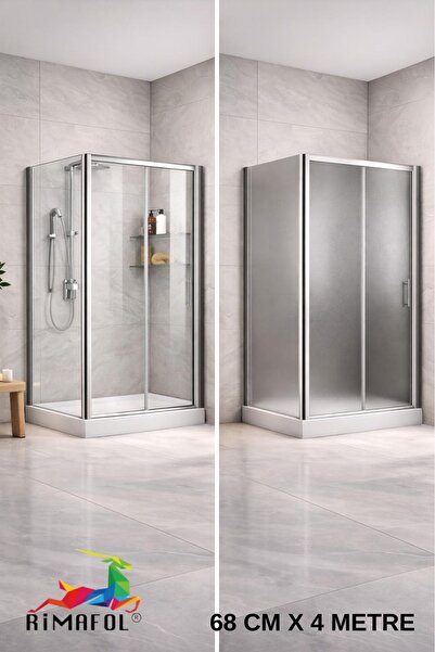 RİMAFOL Glass Sandblasting Foil Frosted Glass Film Office -Home-Kitchen Windo...