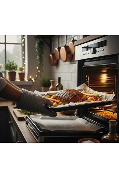 aybaş kağıtçılık 40X30 cm (50 Pieces) Baking Paper, Greaseproof Paper, Pre-Cu...