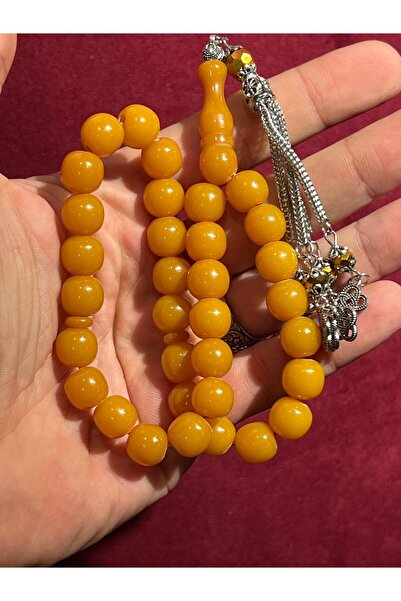 TTS TÜRK TESBİH SANATI سبحة كريستال العنبر المضغوطة