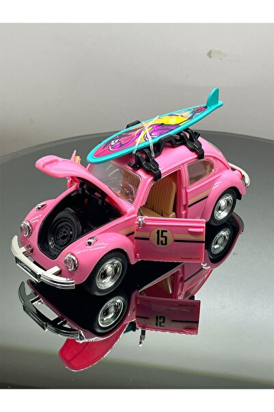 SCOWETTO Metal Vosvos Model Car with Lighted Music and Opening Doors Accessor...