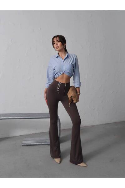 MODAGK Double Zipper Design Leggings Pants