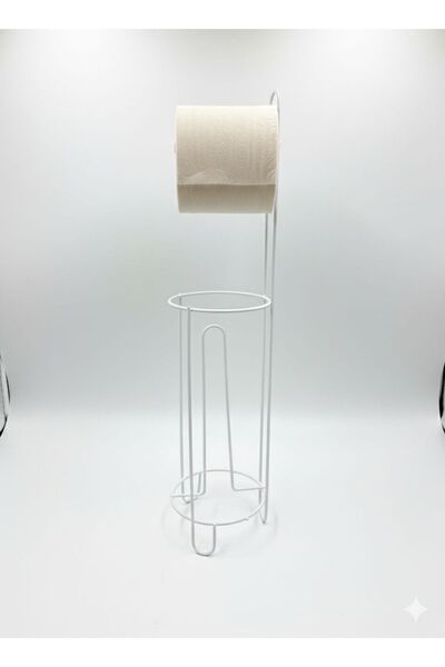 aktaş home حامل ورق التواليت حامل ورق التواليت المعدني مع حامل ورق التواليت ا...