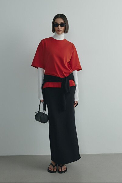 Suud Collection Red Nox Oversized T-Shirt