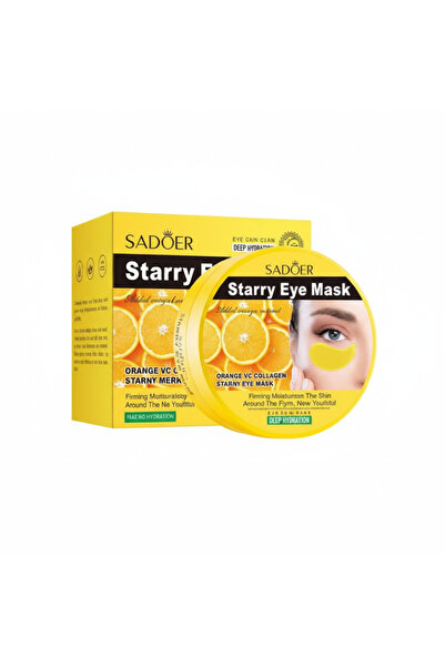 SADOER Moisturizing patch with orange and collagen, 60 pcs