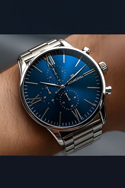 holmes hill Holmeshill Men's Steel Band Wristwatch
