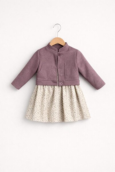 Gocoland Σετ φλοράλ φόρεμα με μπουφάν Mila