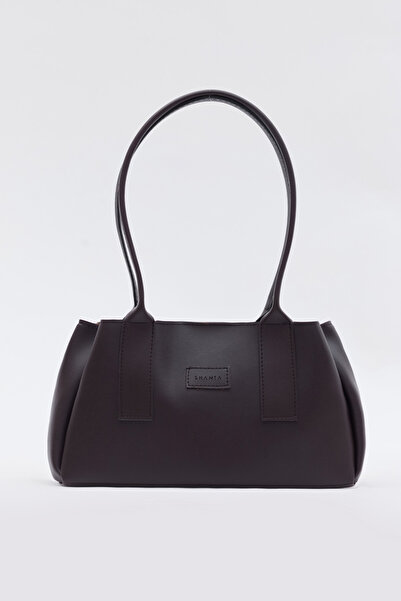 Shanta Bitter Brown D49 Daily Women's Hand and Shoulder Bag with Zipper and S...