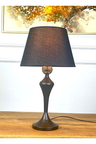 Decodelight Queen Model Siyah Ayaklı Füme Kristal Toplu Metal Yüksek Ayaklı K...