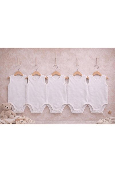 BESMİNO %100 PAMUKLU 5'Lİ ÇITÇITLI BODY 0-3 AY