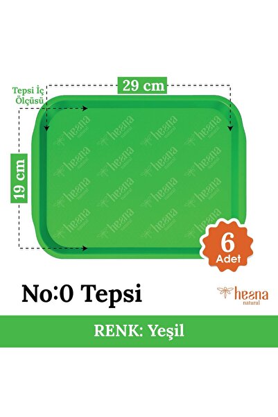 Hesna Natural No0 Fast Food Tray - Service Tray - Presentation Tray (Small Size)