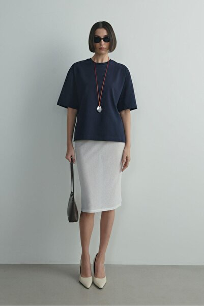 Suud Collection Navy Blue Nox Oversized T-Shirt
