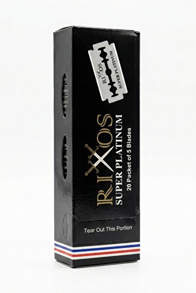 Rixos Super Platinum 20X5 Pieces Whole Barber Razor Total 100 Pieces