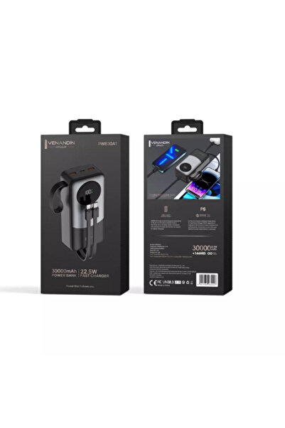 VENANDİNN Venandin Opulix PWB30A1 30.000 Mah Led Göstergeli 22.5w Hızlı Kendi...