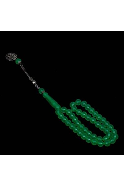 Shaka Khatam Belgian Bakelite Prayer Beads GREEN 45 Beads