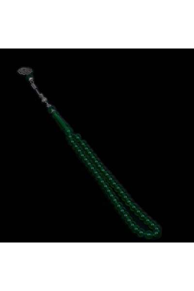 Shaka Khatam Belgian Bakelite Green Tasbih