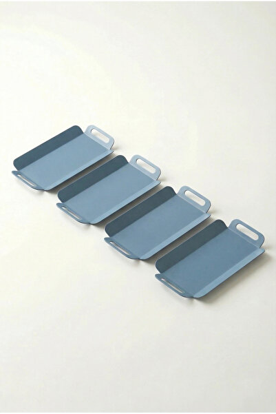Varbifırsat Set of 4 Modern Metal Small Presentation Trays
