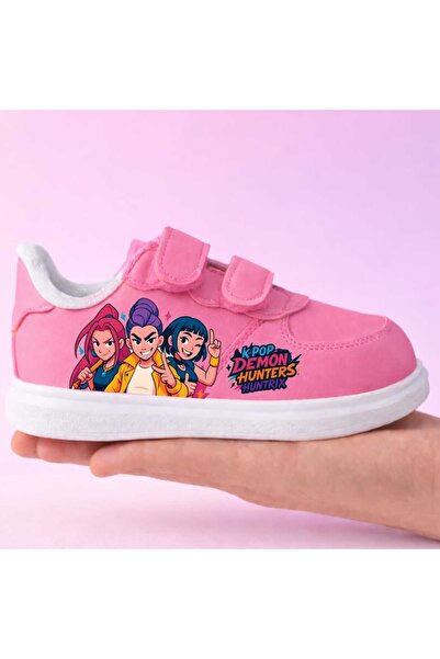amazoondesing 3Girls Kpop Demon Huntrex cu imprimeu PINK Pantofi sport pentru...