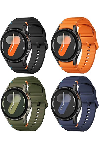 Samsung 4 pack Sport Band for Galaxy Watch 7 6 5 Band 40mm 44mm