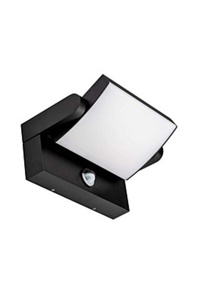 V-TAC Outdoor Wall Light with Motion Sensor Black | LED | 4000 K | 17 W | IP ...